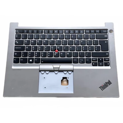 Lenovo ThinkPad E14 Gen 1 háttérvilágítással (backlit) trackpointtal (pointer) ezüst burkolattal (topcase) magyar (HU) laptop/notebook billentyűzet gyári