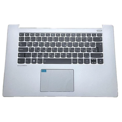 Lenovo IdeaPad 530s-15IKB háttérvilágítással (backlit) ezüst (silver) burkolattal (topcase) magyar (HU) laptop/notebook billentyűzet gyári