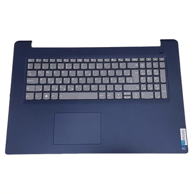 Lenovo IdeaPad 3-17ITL6 series háttérvilágítással (backlit) kék burkolattal (topcase) magyar (HU) laptop/notebook billentyűzet