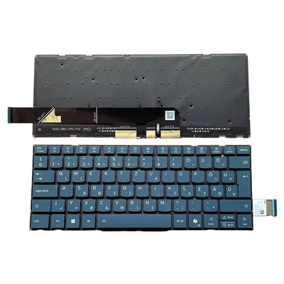 Lenovo Yoga 7 2-In-1 14AKP10 series háttérvilágítással (backlit) magyar (HU) kék laptop/notebook billentyűzet gyári