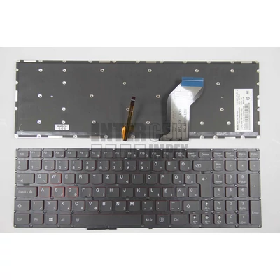 Lenovo Ideapad Y700-15ISK Y700-15ACZ Y700-17ISK series háttérvilágítással (backlit) fekete magyar (HU) laptop/notebook billentyűzet