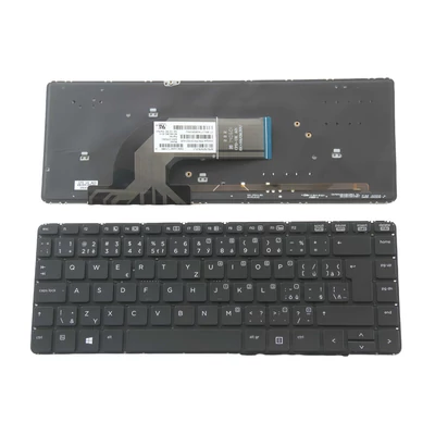 HP ProBook 430 G2 440 G1 440 G2 445 G1 445 G2 series háttérvilágítással (backlit) fekete cseh laptop/notebook billentyűzet