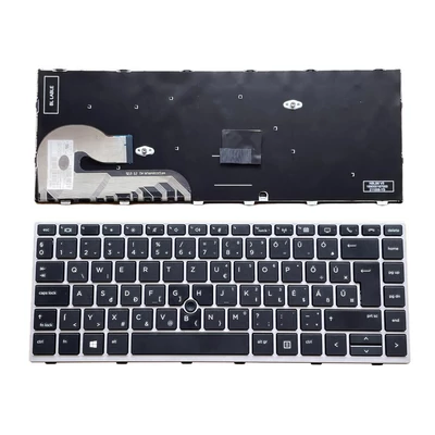 HP EliteBook 840 840 846 745 G6 G5 series trackpointtal (pointer) ezüst magyar (HU) laptop/notebook billentyűzet gyári