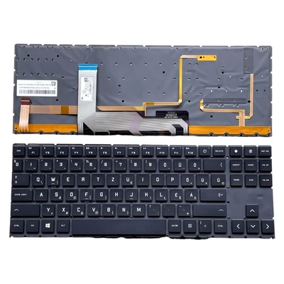 HP OMEN 16-WD multicolor háttérvilágítással (backlit) gyári fekete magyar (HU) laptop/notebook billentyűzet