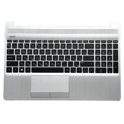 HP 250 G8 255 G8 250 G9 255 G9 15-DW 15T-DW 15S-DU háttérvilágítással (backlit) magyar (HU) laptop/notebook billentyűzet palmrest/topcase felső burkolat ezüst