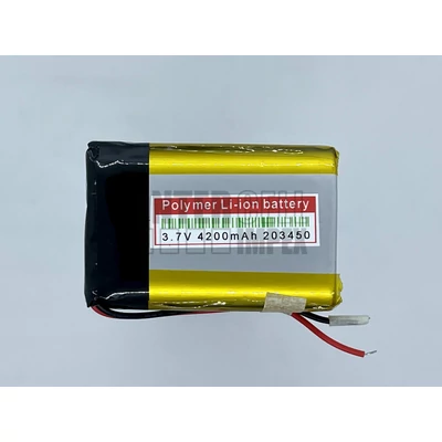 Li-Polymer 3.7V 4200mAh 20mm x 34mm x 50mm univerzális akku/akkumulátor