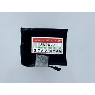 Li-Polymer 3.7V 280mAh 3.6mm x 24mm x 27mm Smartband Bluetooth Mp3 Smart watch MOTO360 WX30 SNN5951A univerzális akku/akkumulátor