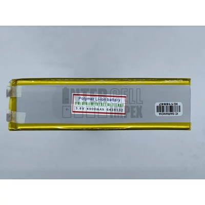 Li-Polymer 3.8V 4900mAh 6.4mm x 38mm x 132mm Handheld Gaming Laptop GPD WIN2 olvasó univerzális akku/akkumulátor