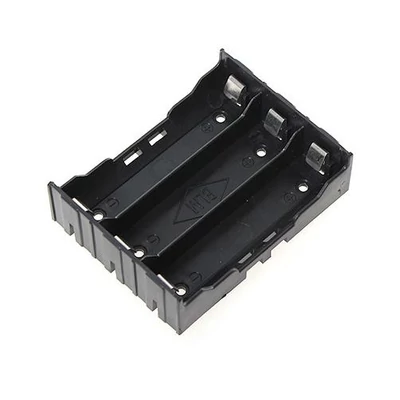 Li-ion 18650 akku/akkumulátor tartó/fészek 3 cellás soros/párhuzamos