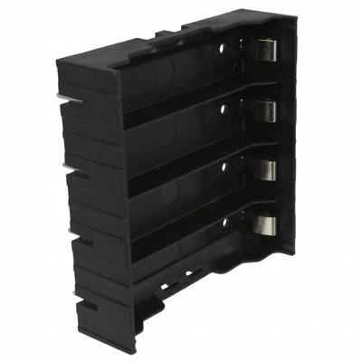 Li-ion 18650 akku/akkumulátor tartó/fészek 4 cellás soros/párhuzamos