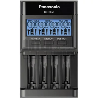 Panasonic Eneloop Pro BQ-CC65E FlagShip LCD AA/AAA NiMh gyorstöltő 