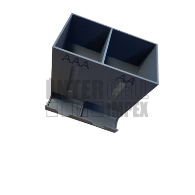 Elem/akkumulátor tartó AA/AAA műanyag