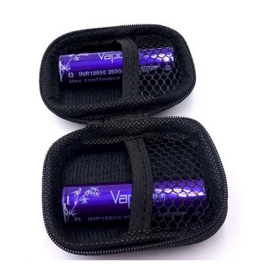 18650 akku/akkumulátor tároló zipper tok 4 cellás