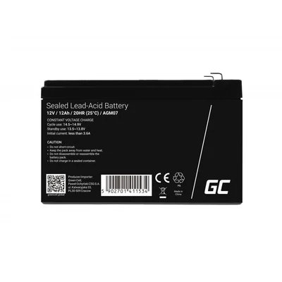 AGM 12V 12Ah szünetmentes UPS tápegység akku akkumulátor