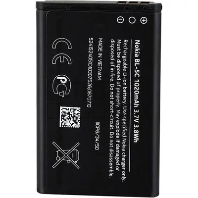 Nokia BL-5C Li-Ion 3.7V 1020mAh eredeti/gyári akku/akkumulátor