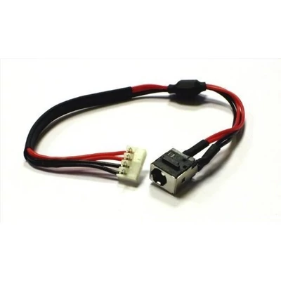 Toshiba A500 L455 L455D L555 L555D gyári új DC jack aljzat alaplapi kábellel