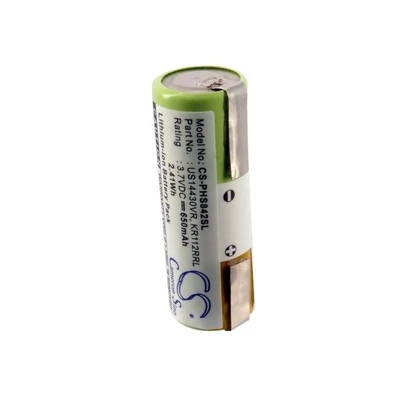 Philips HS8070 series 3.7V 650mAh 2.40Wh Li-ion borotva akku/akkumulátor