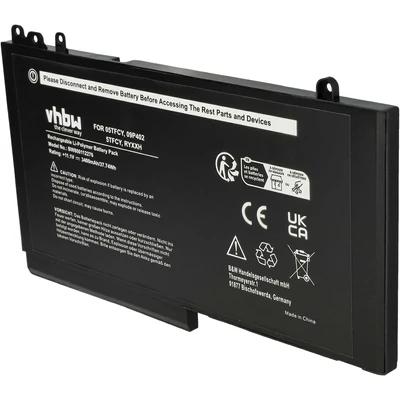 Dell 09P402 0JY8D6 05TFCY 0PYWG 0RDRH9 11.1V 3400mAh Li-Polymer notebook/laptop akku/akkumulátor utángyártott