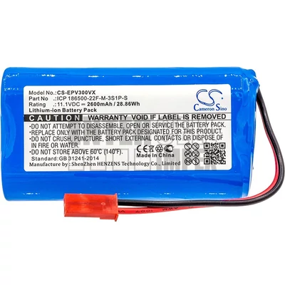 iLife V3s series 11.1V 2600mAh 28.8Wh Li-ion porszívó akku/akkumulátor