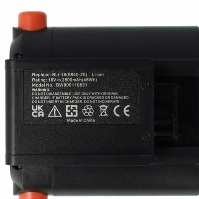 Gardena EasyCut Li-18/50 8877-20 series 18V 2500mAh 45.00Wh Li-ion robotfűnyíró akku/akkumulátor