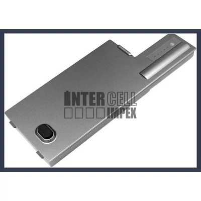 DELL Latitude D820 6600 mAh 9 cella ezüst notebook/laptop akku/akkumulátor utángyártott