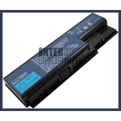 Acer LC.BTP00.007 4400 mAh 6 cella fekete notebook/laptop akku/akkumulátor utángyártott