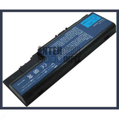 Acer BT.00804.024 4400 mAh 6 cella fekete notebook/laptop akku/akkumulátor utángyártott