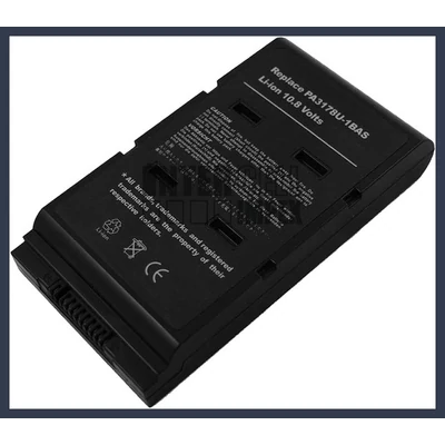 Toshiba PA3123U-1BRS 4400mAh 6 cella notebook/laptop akku/akkumulátor utángyártott