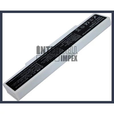 Samsung AA-PL9NC6B 4400 mAh 6 cella fehér notebook/laptop akku/akkumulátor utángyártott