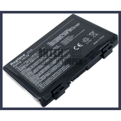 ASUS K70IJ 4400 mAh 6 cella fekete notebook/laptop akku/akkumulátor utángyártott