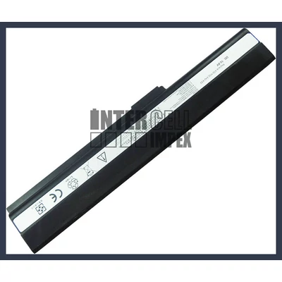 ASUS A31-K52 4400 mAh 6 cella fekete notebook/laptop akku/akkumulátor utángyártott