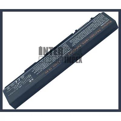 Toshiba PA3788U-1BRS 4400 mAh 6 cella fekete notebook/laptop akku/akkumulátor utángyártott