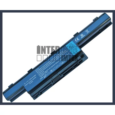 Acer TravelMate 8572 4400 mAh 6 cella fekete notebook/laptop akku/akkumulátor utángyártott