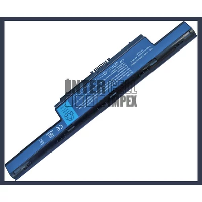 Acer TravelMate 8572 4400 mAh 6 cella fekete notebook/laptop akku/akkumulátor utángyártott