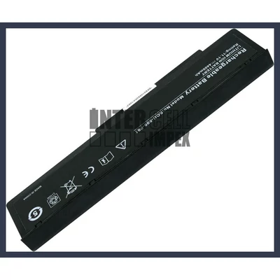 Fujitsu SQU-809  4400 mAh 6 cella fekete notebook/laptop akku/akkumulátor utángyártott