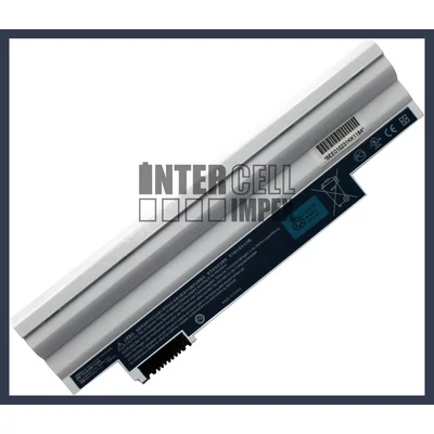 Acer Aspire One D260 6600 mAh 9 cella fehér notebook/laptop akku/akkumulátor utángyártott