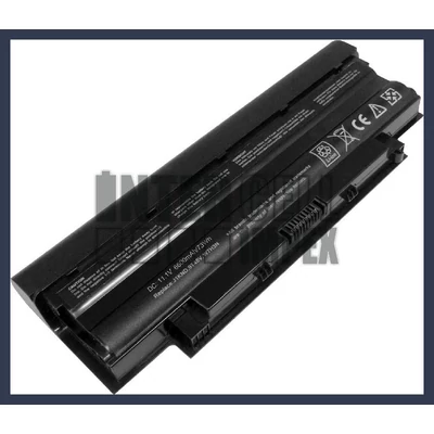 DELL Inspiron N4110 6600 mAh 9 cella fekete notebook/laptop akku/akkumulátor utángyártott