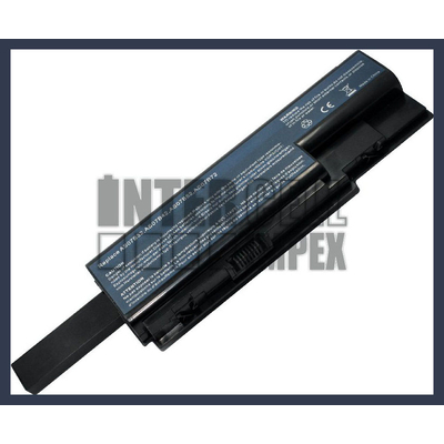 Acer BT.00804.020 6600 mAh 9 cella fekete notebook/laptop akku/akkumulátor utángyártott