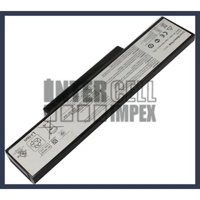 ASUS N71JV Series 4400 mAh 6 cella fekete notebook/laptop akku/akkumulátor utángyártott