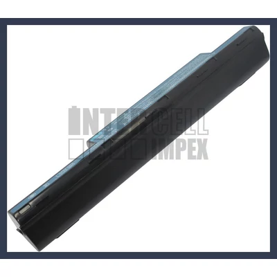 Acer TravelMate 8572T 6600 mAh 9 cella fekete notebook/laptop akku/akkumulátor utángyártott