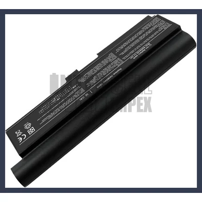 Toshiba PA3817U-1BRS 6600 mAh 9 cella fekete notebook/laptop akku/akkumulátor utángyártott