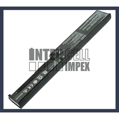 ASUS X501U series 4400 mAh 6 cella fekete notebook/laptop akku/akkumulátor utángyártott