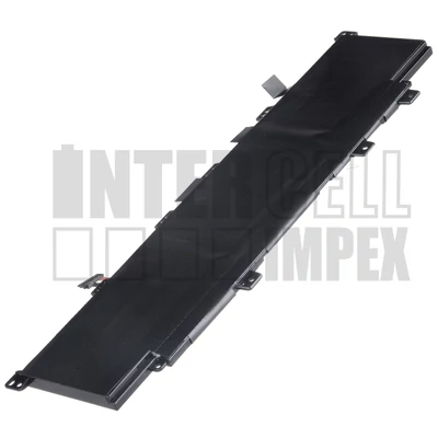 ASUS VivoBook S400E Series 4000 mAh 3 cella fekete notebook/laptop akku/akkumulátor utángyártott