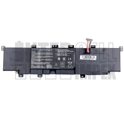 ASUS VivoBook S400E Series 4000 mAh 3 cella fekete notebook/laptop akku/akkumulátor utángyártott