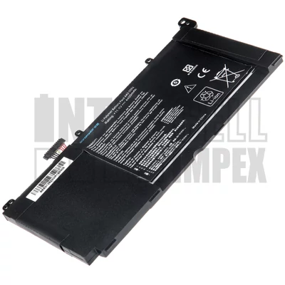 ASUS VivoBook R533L Series 4200 mAh 6 cella fekete notebook/laptop akku/akkumulátor utángyártott