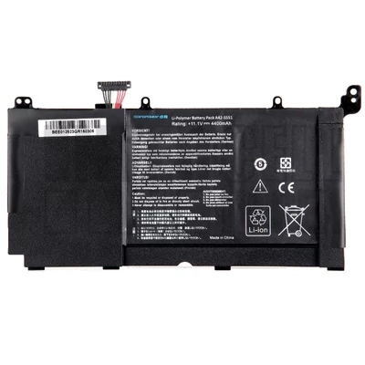 ASUS VivoBook R533L Series 4200 mAh 6 cella fekete notebook/laptop akku/akkumulátor utángyártott