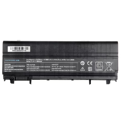 DELL Latitude E5440 Series 6600 mAh 9 cella fekete notebook/laptop akku/akkumulátor utángyártott