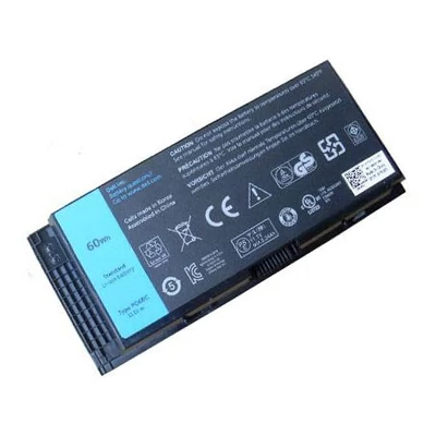 DELL R7PND 4400 mAh 6 cella fekete notebook/laptop akku/akkumulátor utángyártott