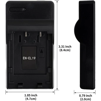 Nikon EN-EL19 akku/akkumulátor USB-C Type-C adapter/töltő utángyártott