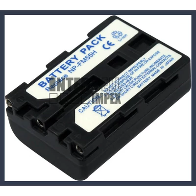 Sony NP-FM55H 7.2V 1400mAh cella utángyártott Lithium-Ion kamera/fényképezőgép akku/akkumulátor 